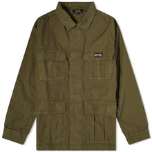 Load image into Gallery viewer, UTILITY JACKET OLIVE RIPSTOP
