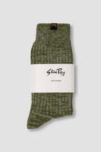 Load image into Gallery viewer, FIELD SOCK NATURAL W/OLIVE
