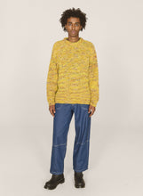 Load image into Gallery viewer, MEN&#39;S GRANNY SPACE DYED JUMPER YELLOW MULTI

