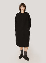 Load image into Gallery viewer, JUDY DOUBLECLOTH COTTON DRESS BLACK

