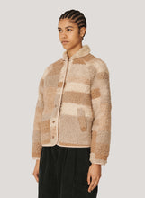 Load image into Gallery viewer, BEACH FLEECE JACKET NATURAL MULTI
