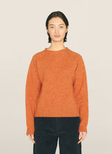 Load image into Gallery viewer, WOMENS JETS CREW NECK JUMPER ORANGE
