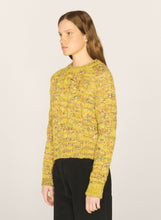 Load image into Gallery viewer, PEZ SPACE DYED CREW NECK JUMPER YELLOW MULTI
