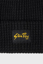 Load image into Gallery viewer, WAFFLE KNIT BEANIE BLACK
