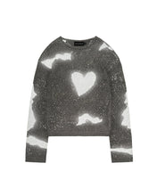 Load image into Gallery viewer, Distressed Reflective Metal Knit Sweater
