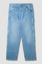 Load image into Gallery viewer, DOUBLE KNEE PAINTER STONEWASHED DENIM
