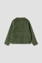 Load image into Gallery viewer, Fleece Layer Cardigan Olive
