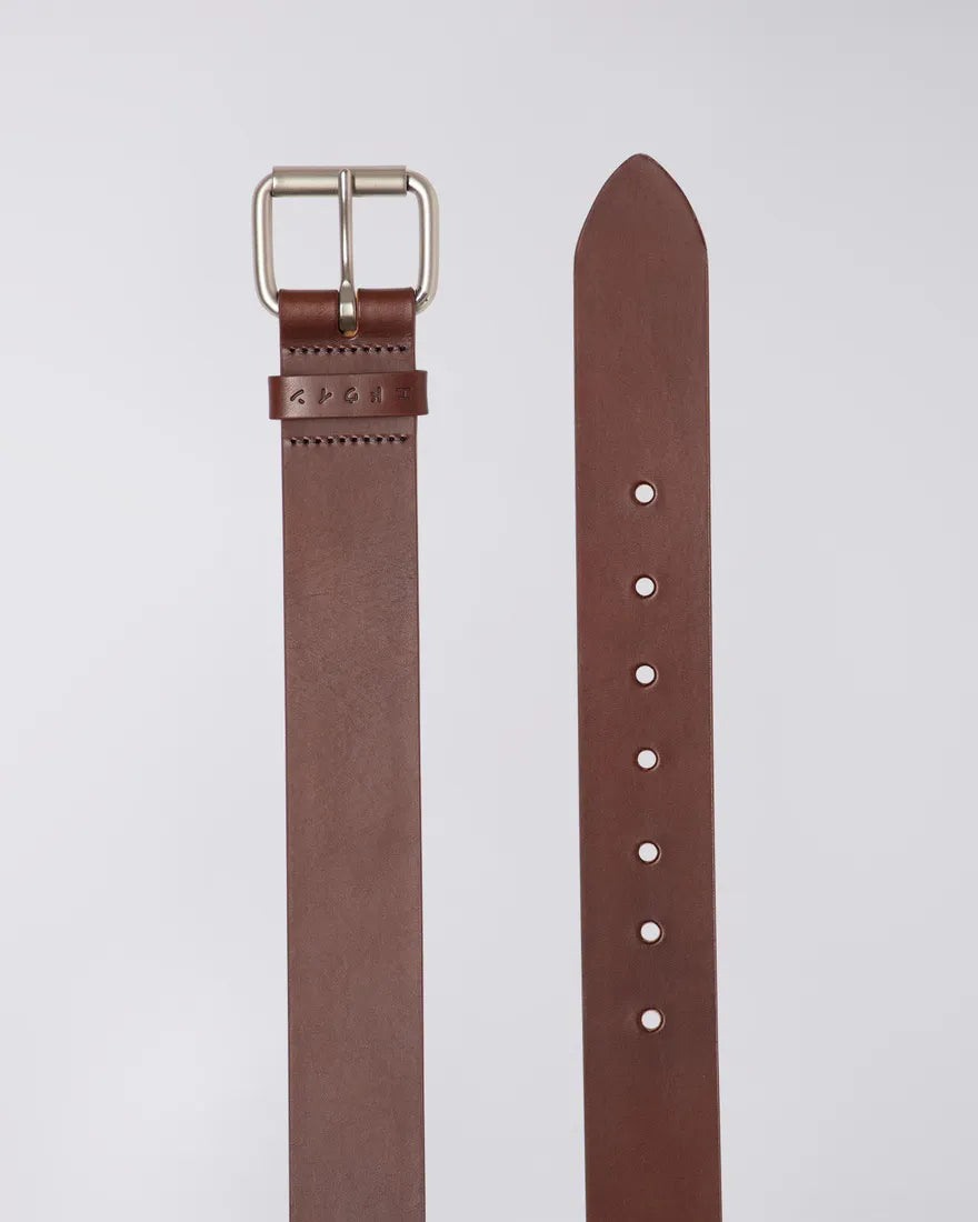 Edwin Leather Belt Brown