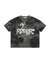 Load image into Gallery viewer, Black Studded I♥® Tie-Dye T-Shirt
