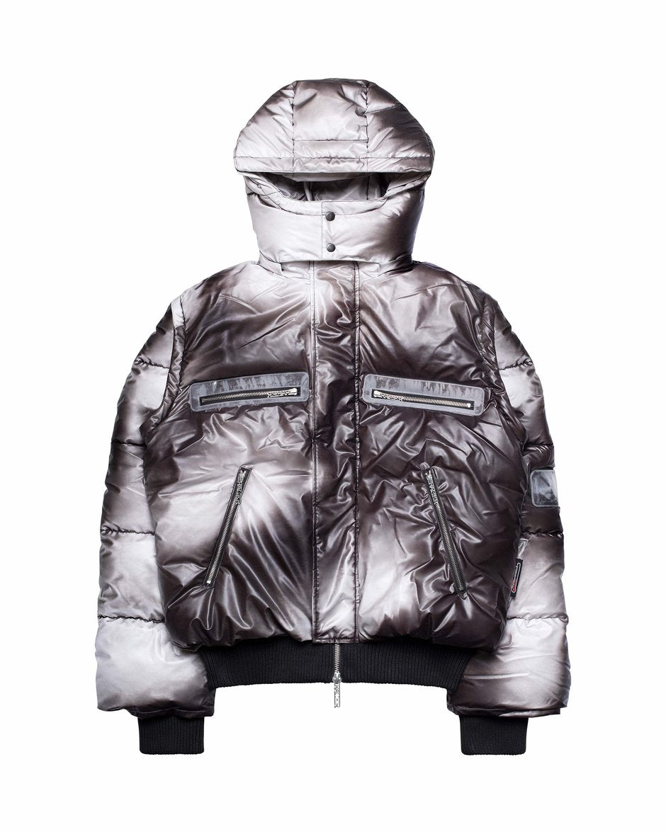 Thermochromic Convertible Puffer Jacket