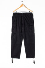 Load image into Gallery viewer, Cargo Pant Black Poplin

