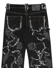 Load image into Gallery viewer, Black Definitive Patch Jeans
