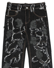 Load image into Gallery viewer, Black Definitive Patch Jeans
